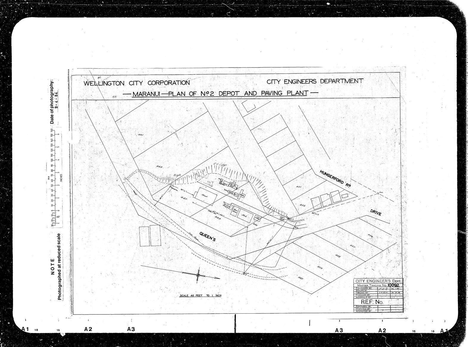 Maranui, plan of number 2 Paving Plant and Depot