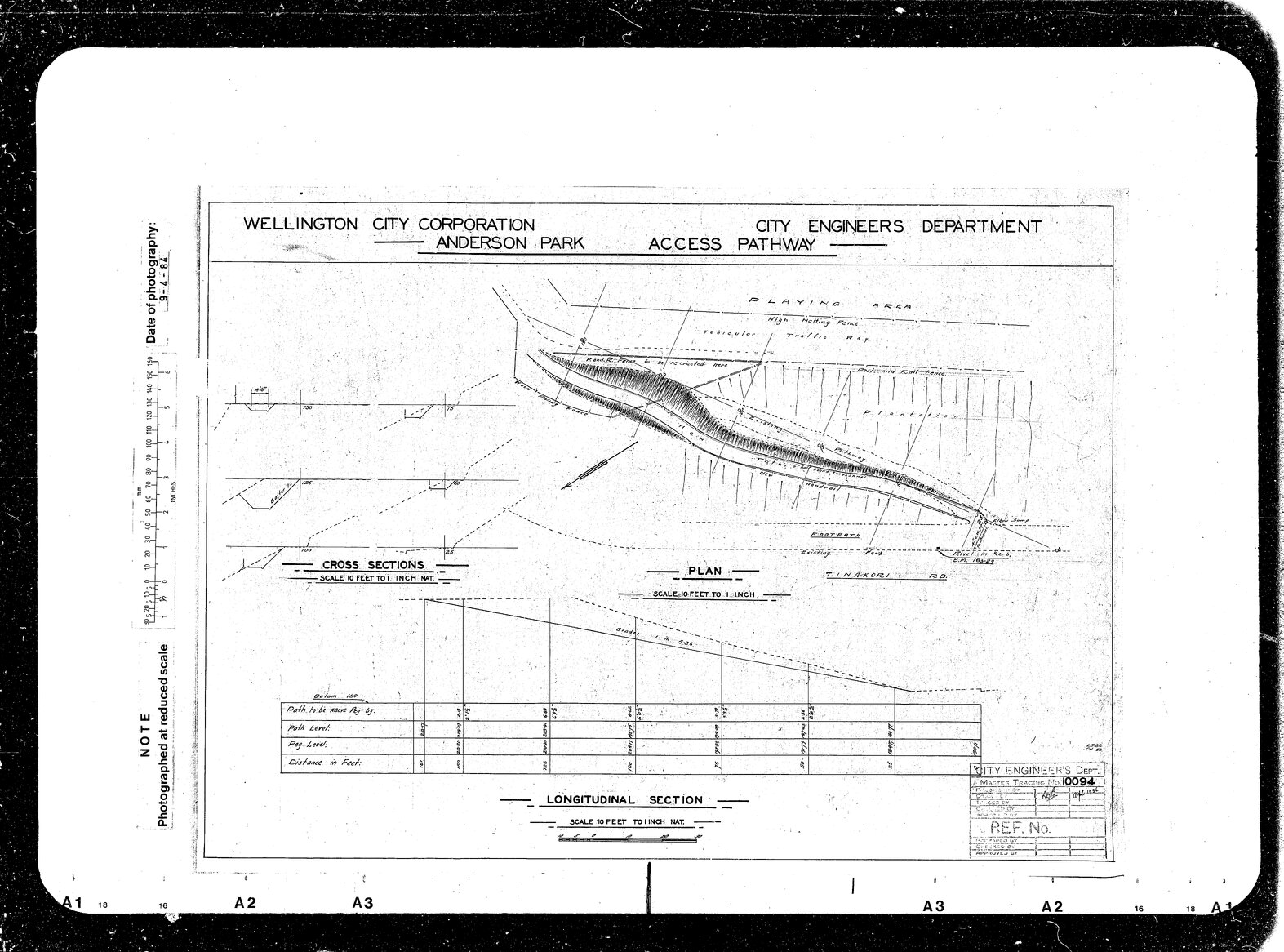 Anderson Park, Access from Tinakori Road