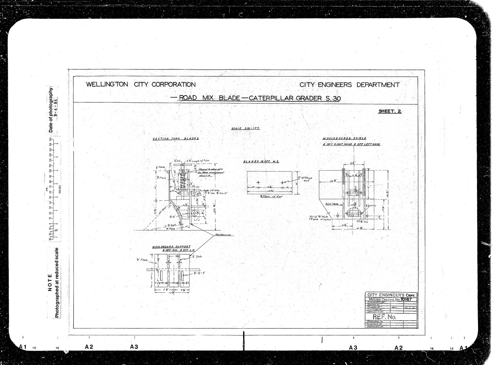 Grader Blades Set 30, Sheet 2