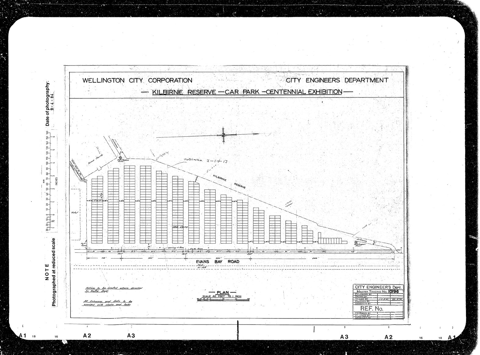 Car park, exhibition, Kilbirnie Crescent