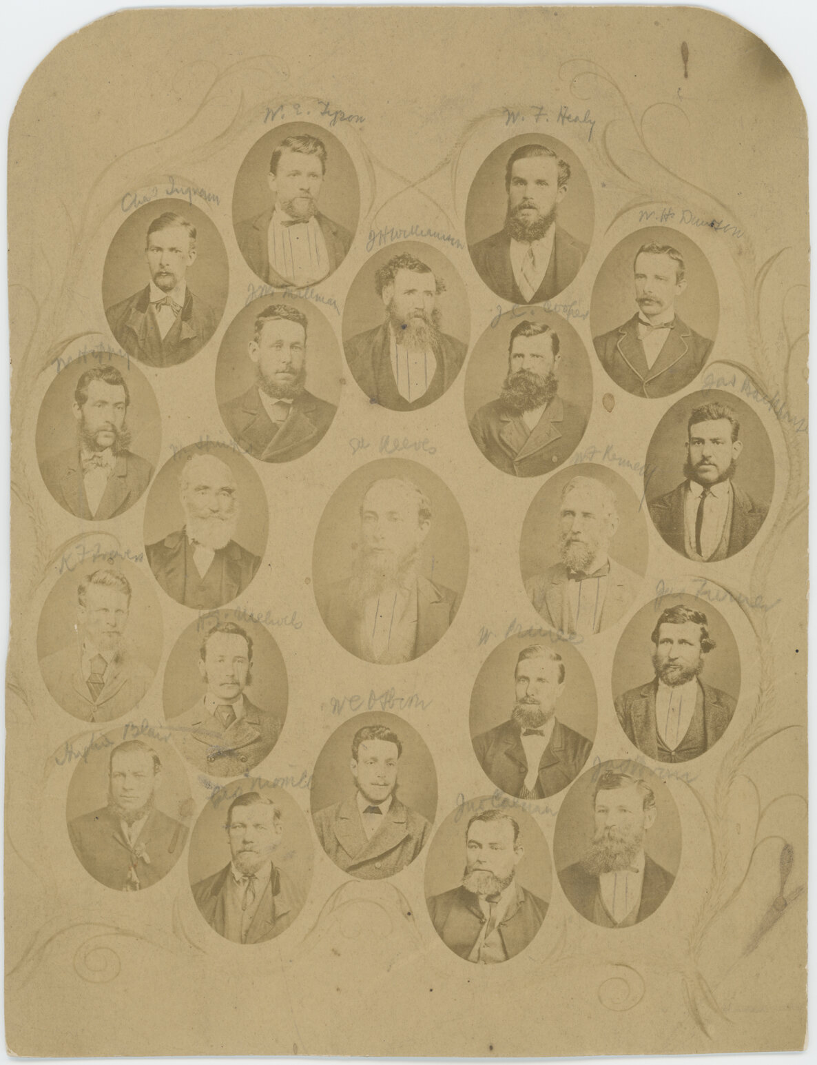 Queen's Wharf Staff, Wellington City Corporation 1877-1878