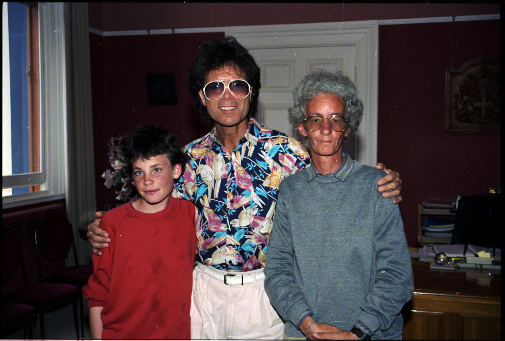 The Mayor meets with Cliff Richard