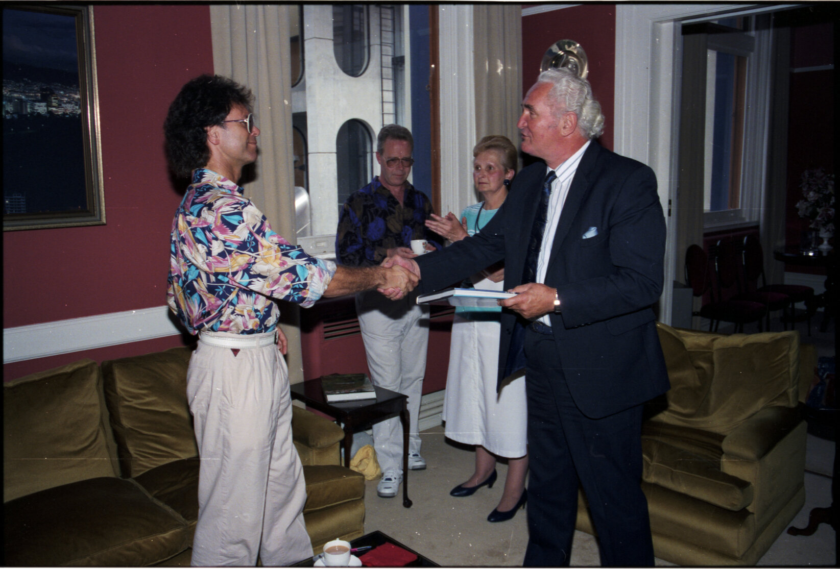 The Mayor meets with Cliff Richard