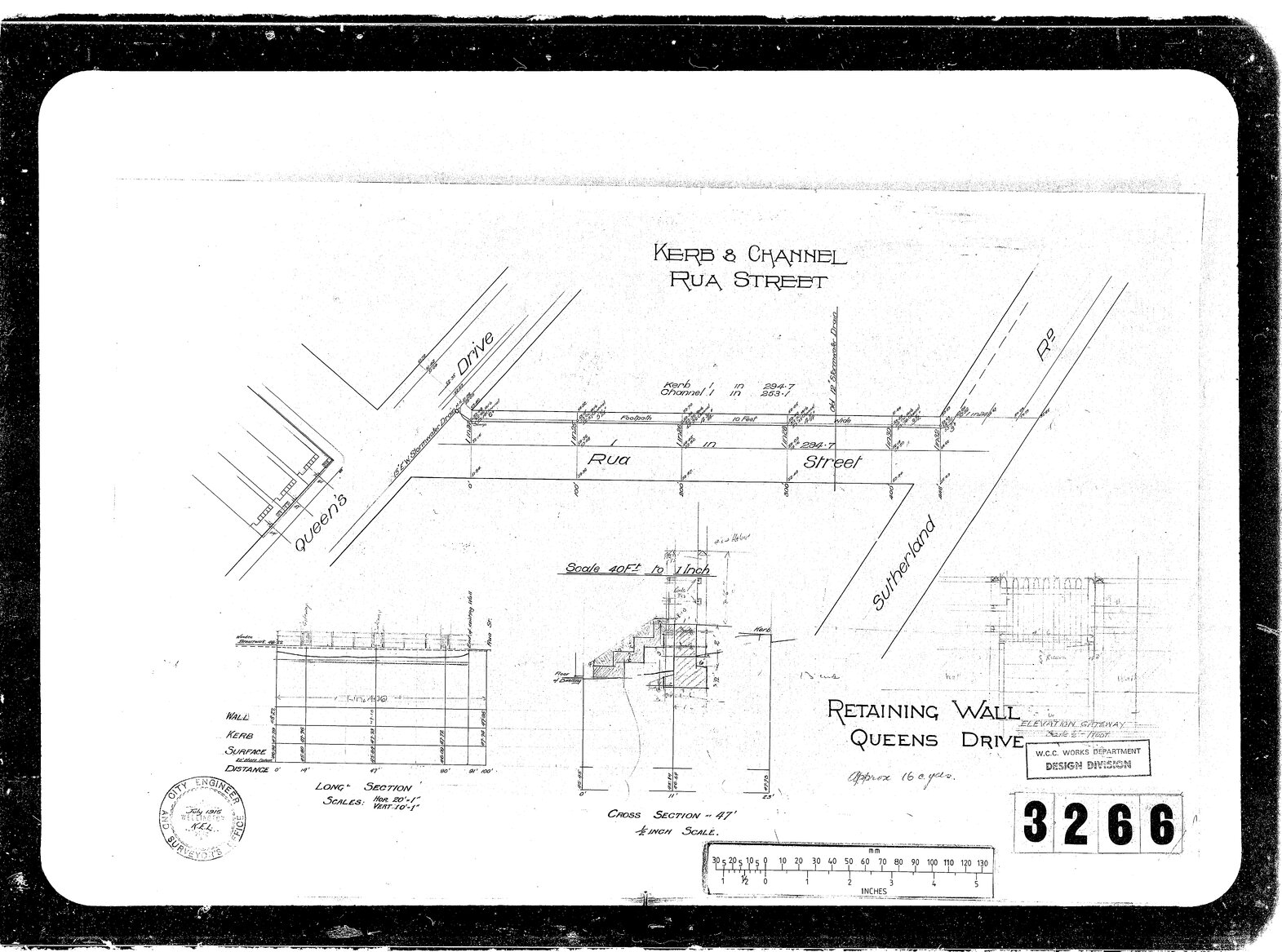 Kerb and channelling, Rua Street, Maranui