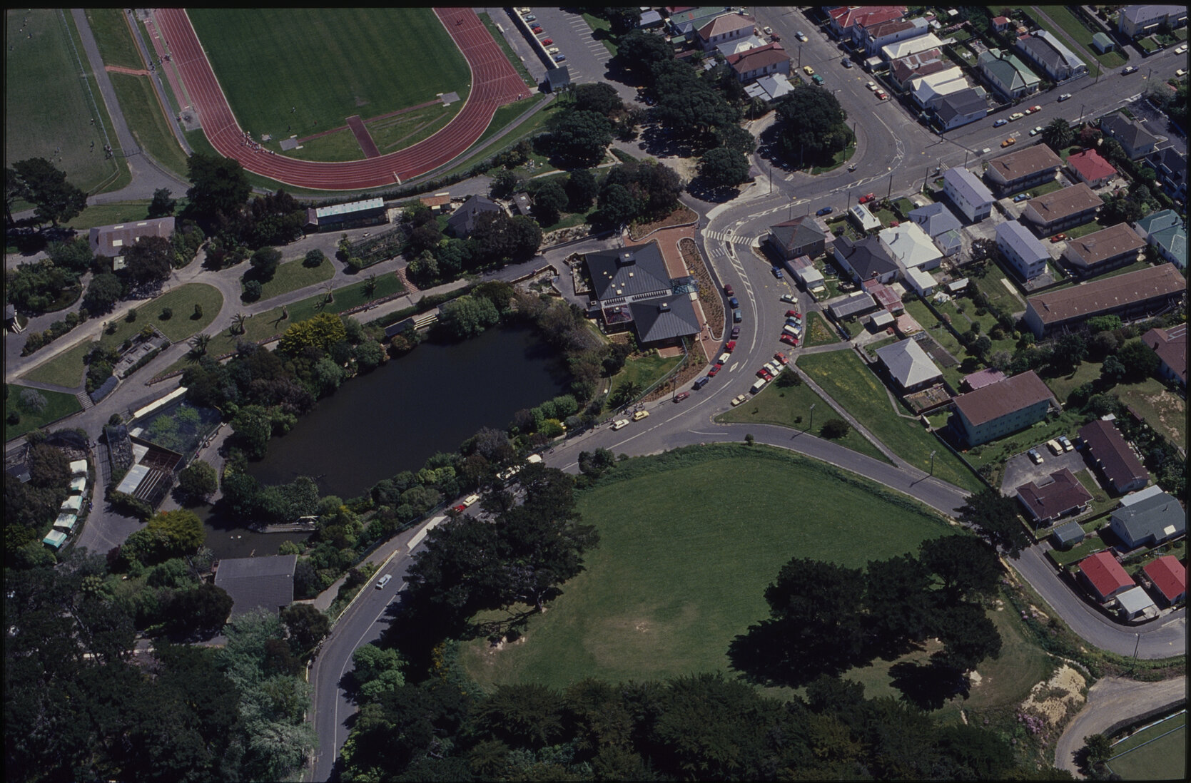 Wellington Zoo, aerial view