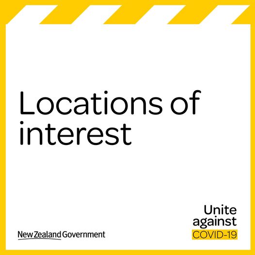 Unite against COVID-19, Facebook post, Locations of Interest