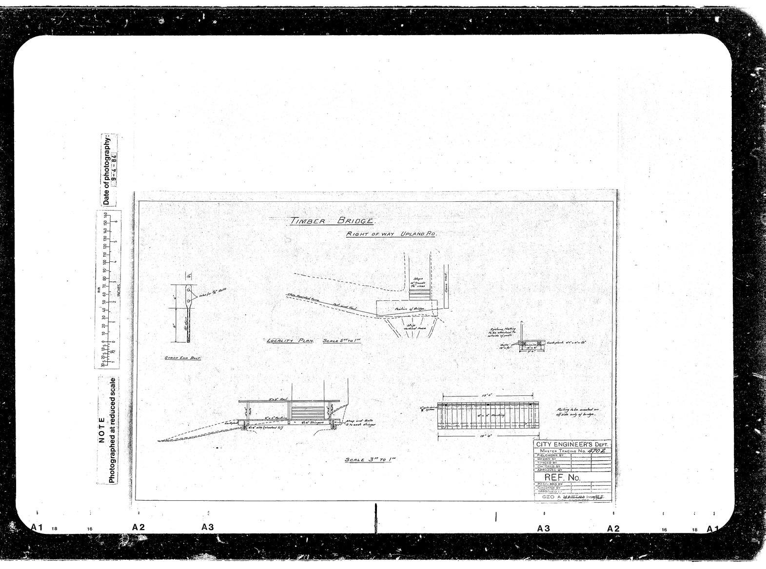 Upland Road, timber steps, Right of Way