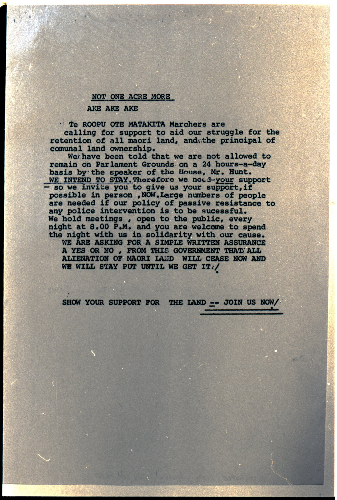 Copy: Abortion, Apartheid, Unions, Nuclear (posters, handouts, protests)