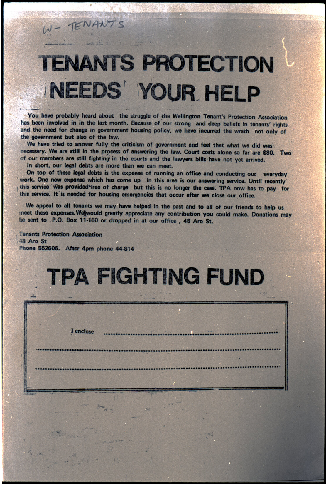 Copy: Abortion, Apartheid, Unions, Nuclear (posters, handouts, protests)