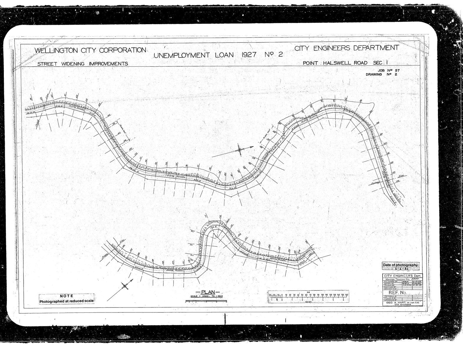 Point Halswell Road widening, sectional plan, drawing 2