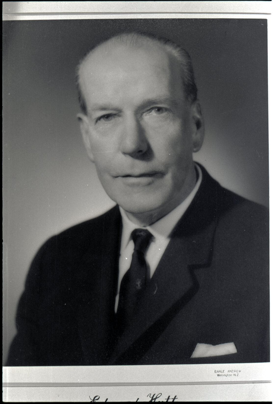 Edward Hutt, director of Parks 1947-1965