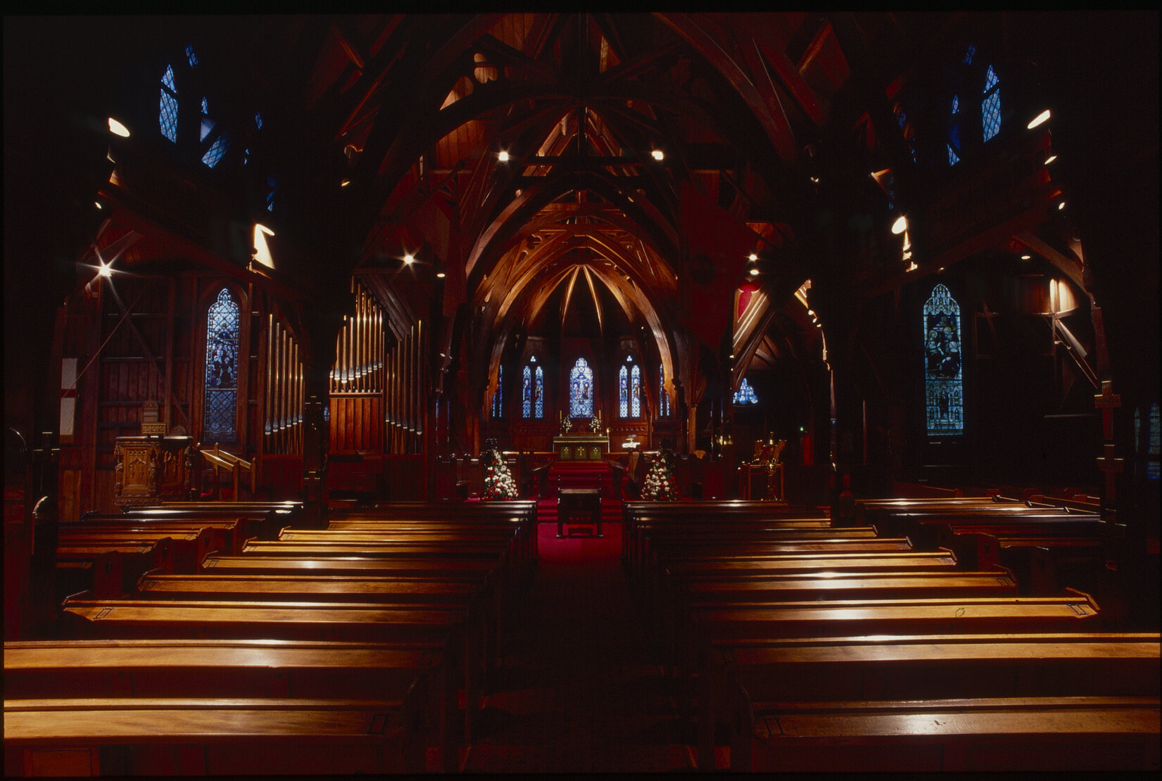 Old St Pauls Cathedral, interior view