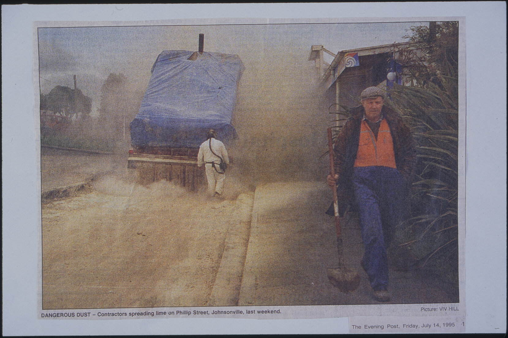 Lime saga, newspaper clipping