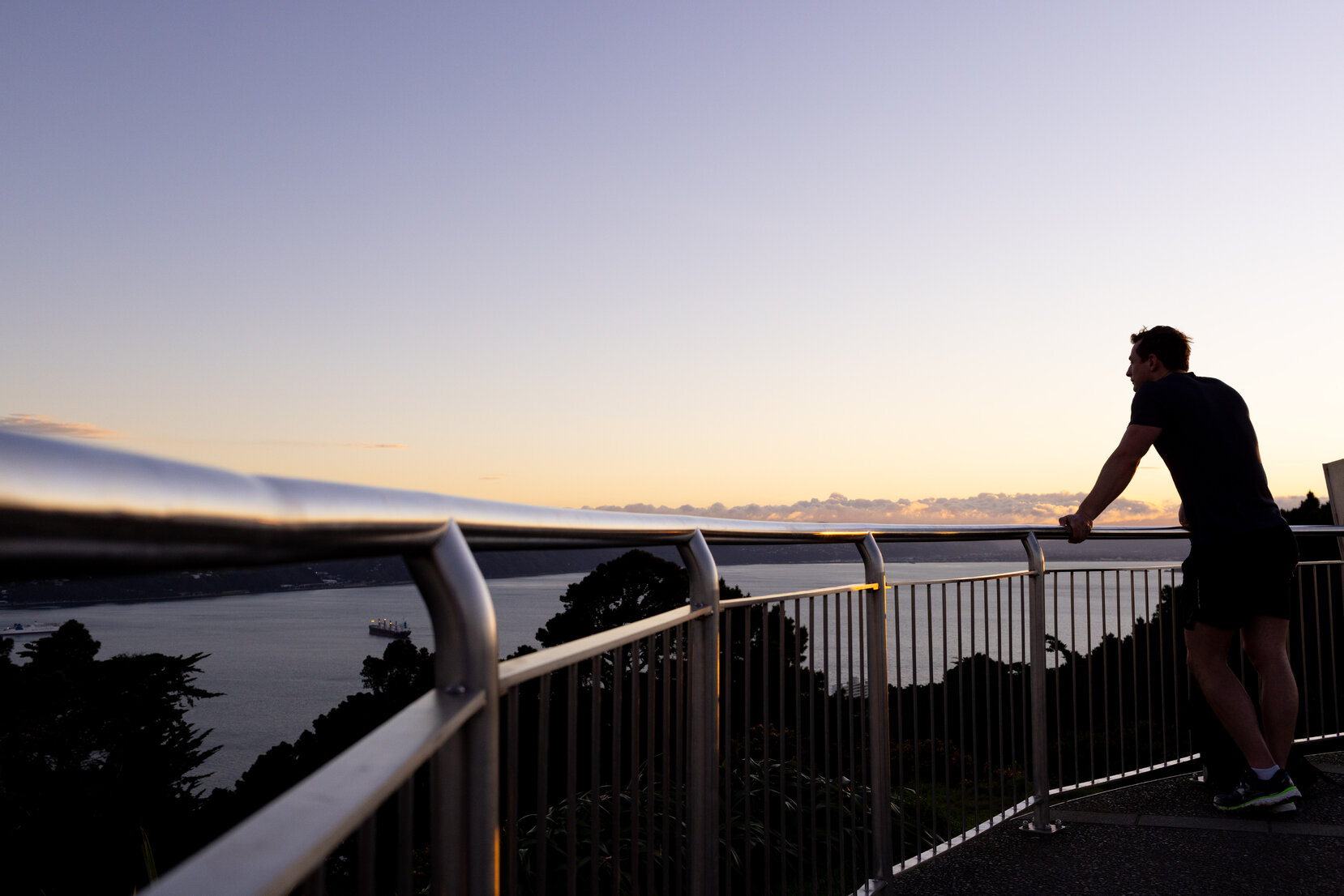 Wellington COVID 19 Lockdown Mt Victoria Lookout Sunrise