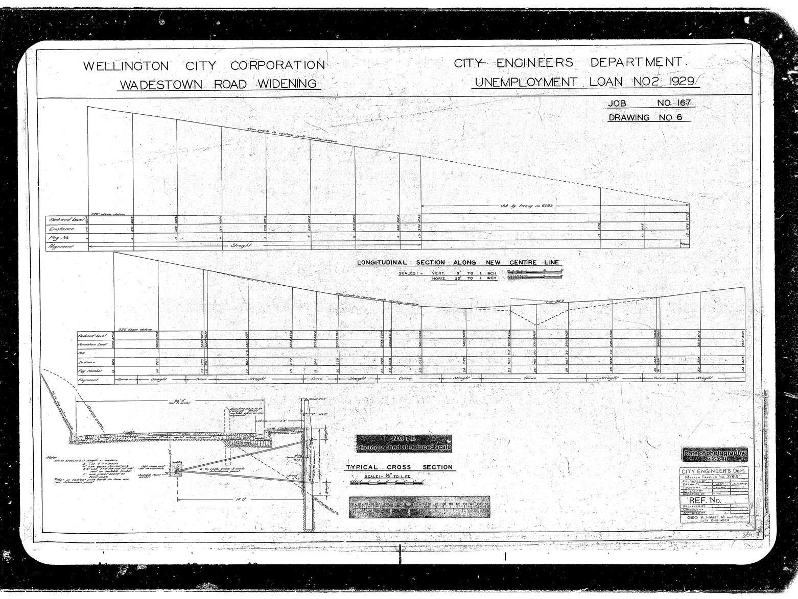 Wadestown Road widening, job 167, from Weld Street to Lytton Street