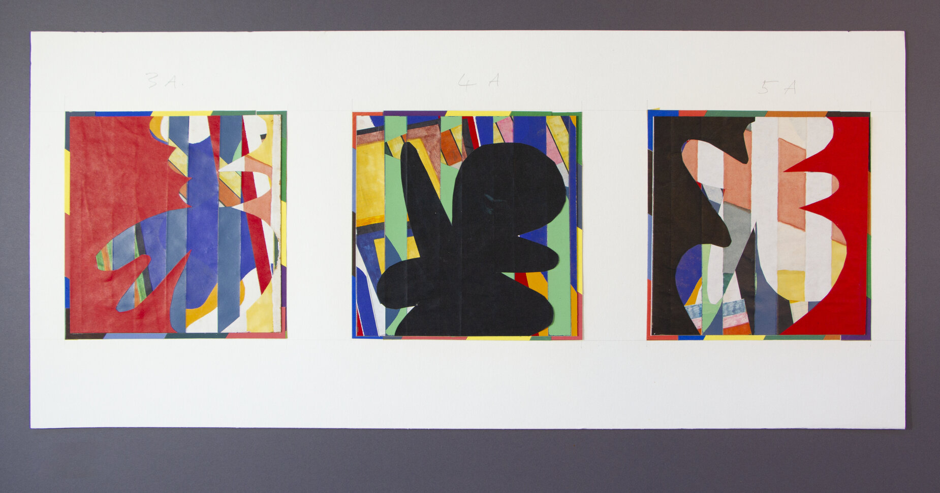 Gordon Crook's designs for Michael Fowler Centre wall-hangings