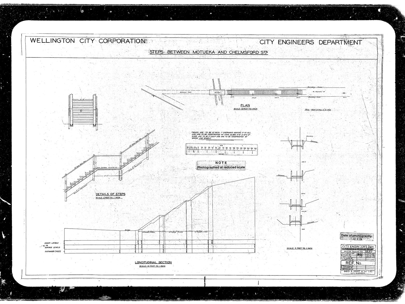Motueka Street, Steps