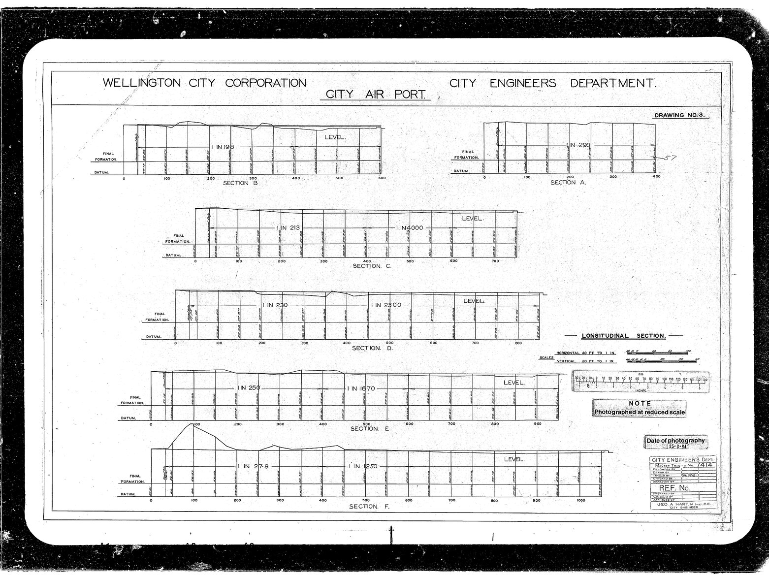 City Airport, Rongotai, Drawing 3, Sections
