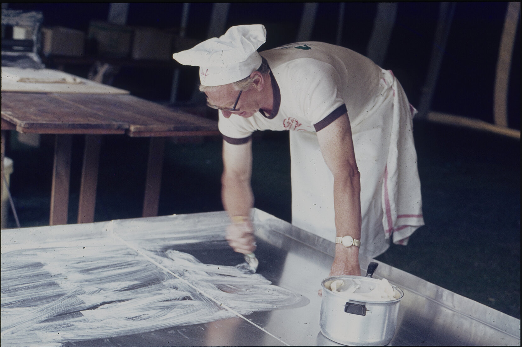 Giant pie preparation, Summer City