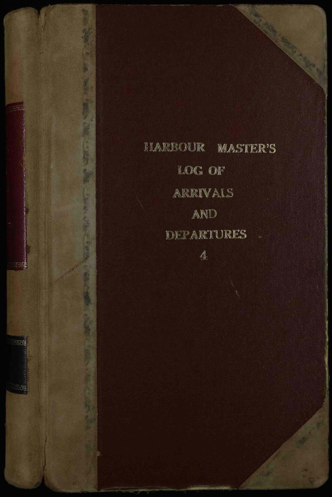 Harbour Masters Log of Arrivals and Departures, Volume 4