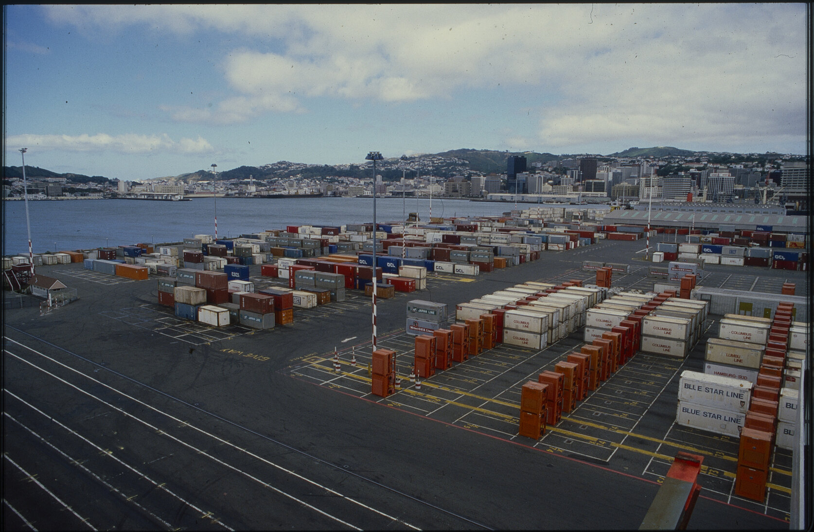 Harbour and wharf area