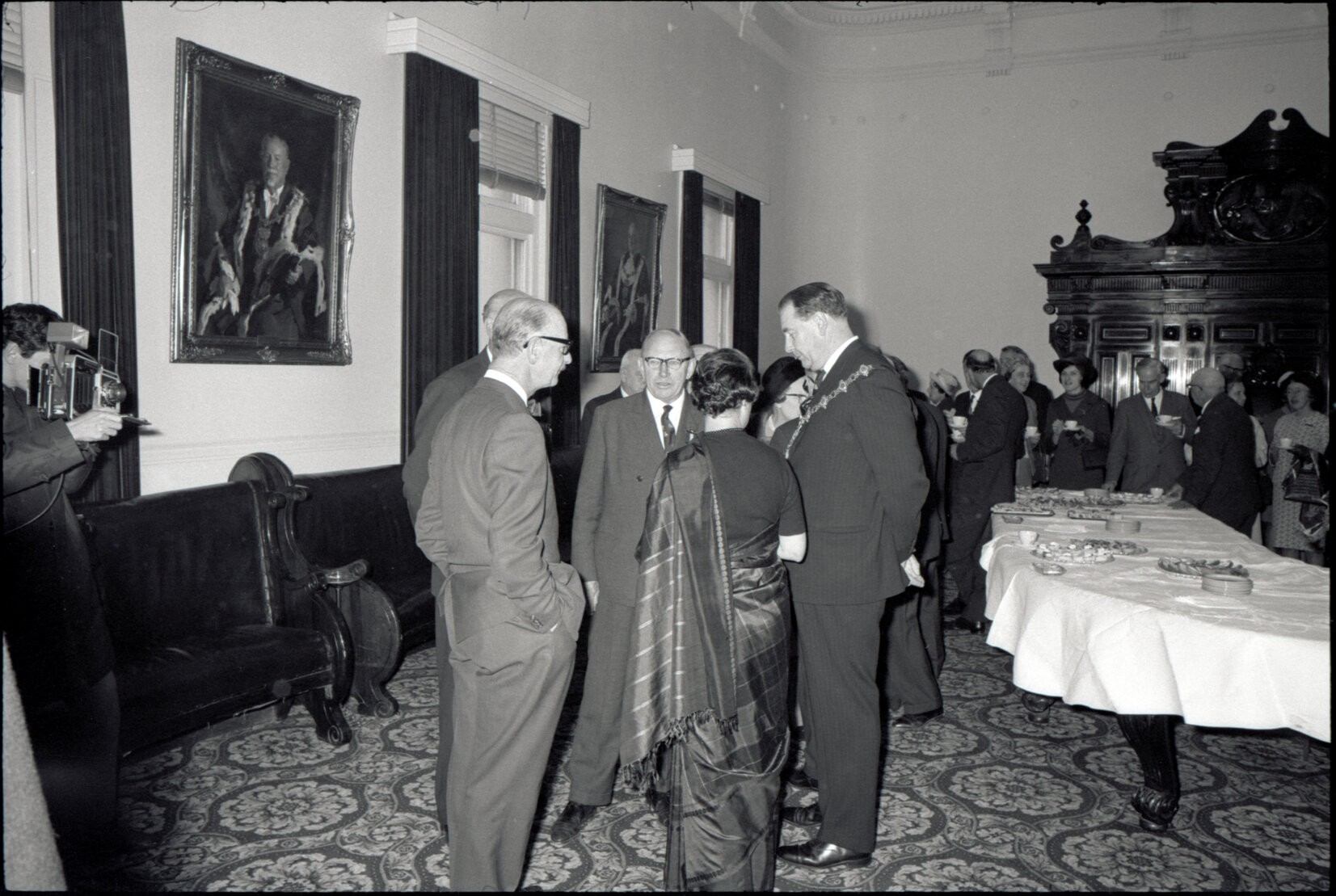 e. Reception for Mrs Gandhi, Prime Minister of India