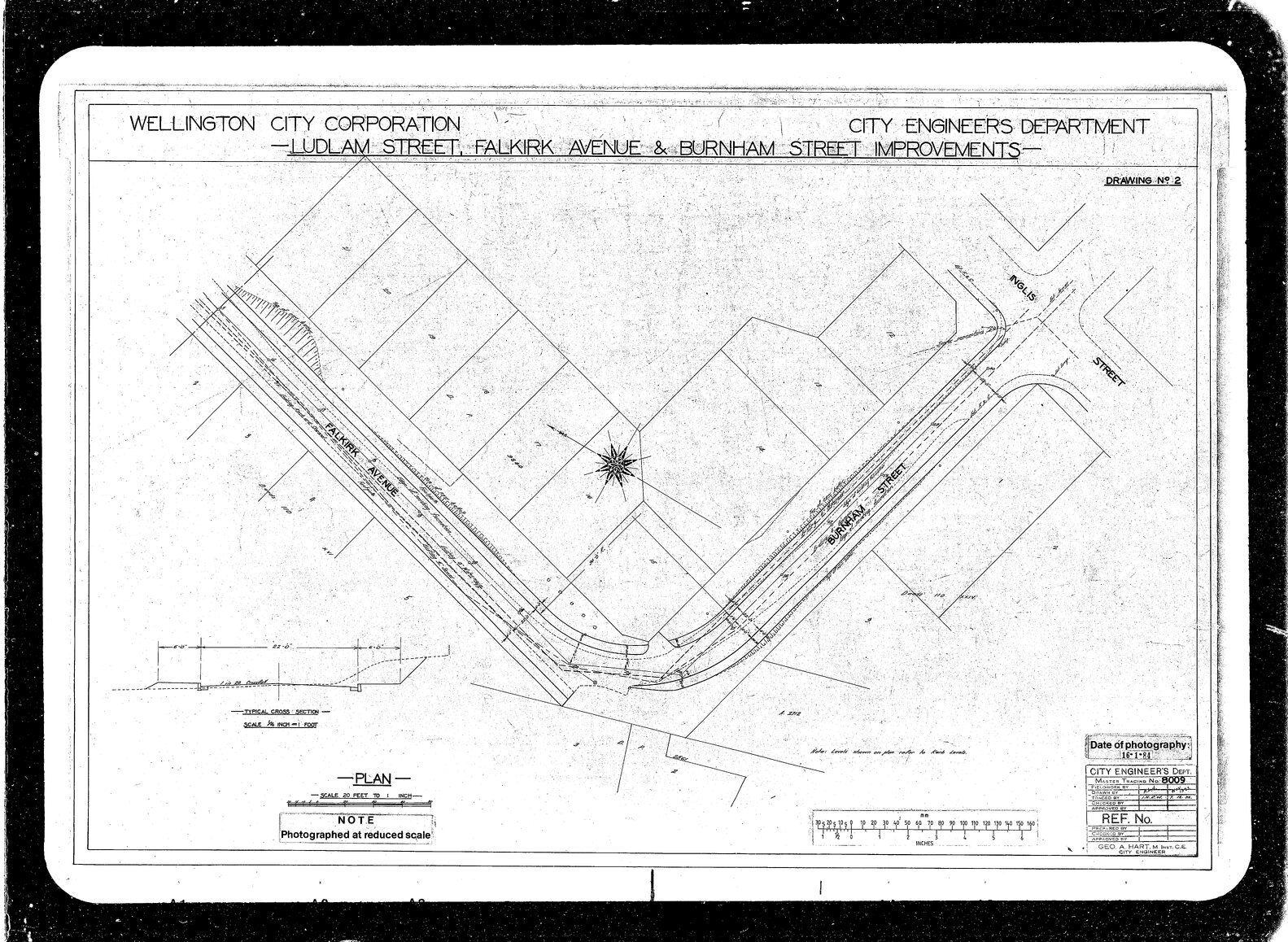 Improvements, Ludlam Street, Falkirk Avenue and Burnham Street