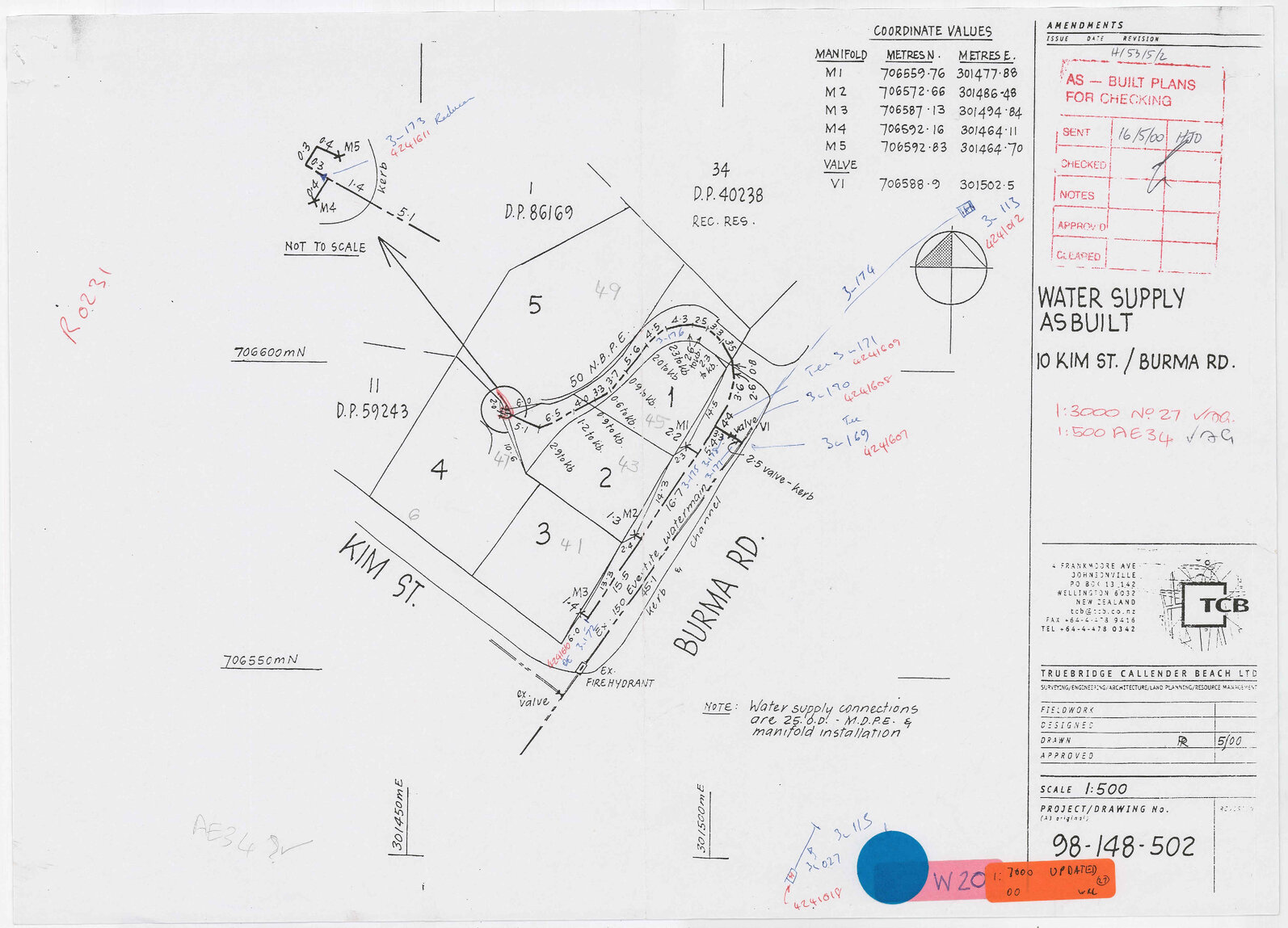 Water Supply AS Built