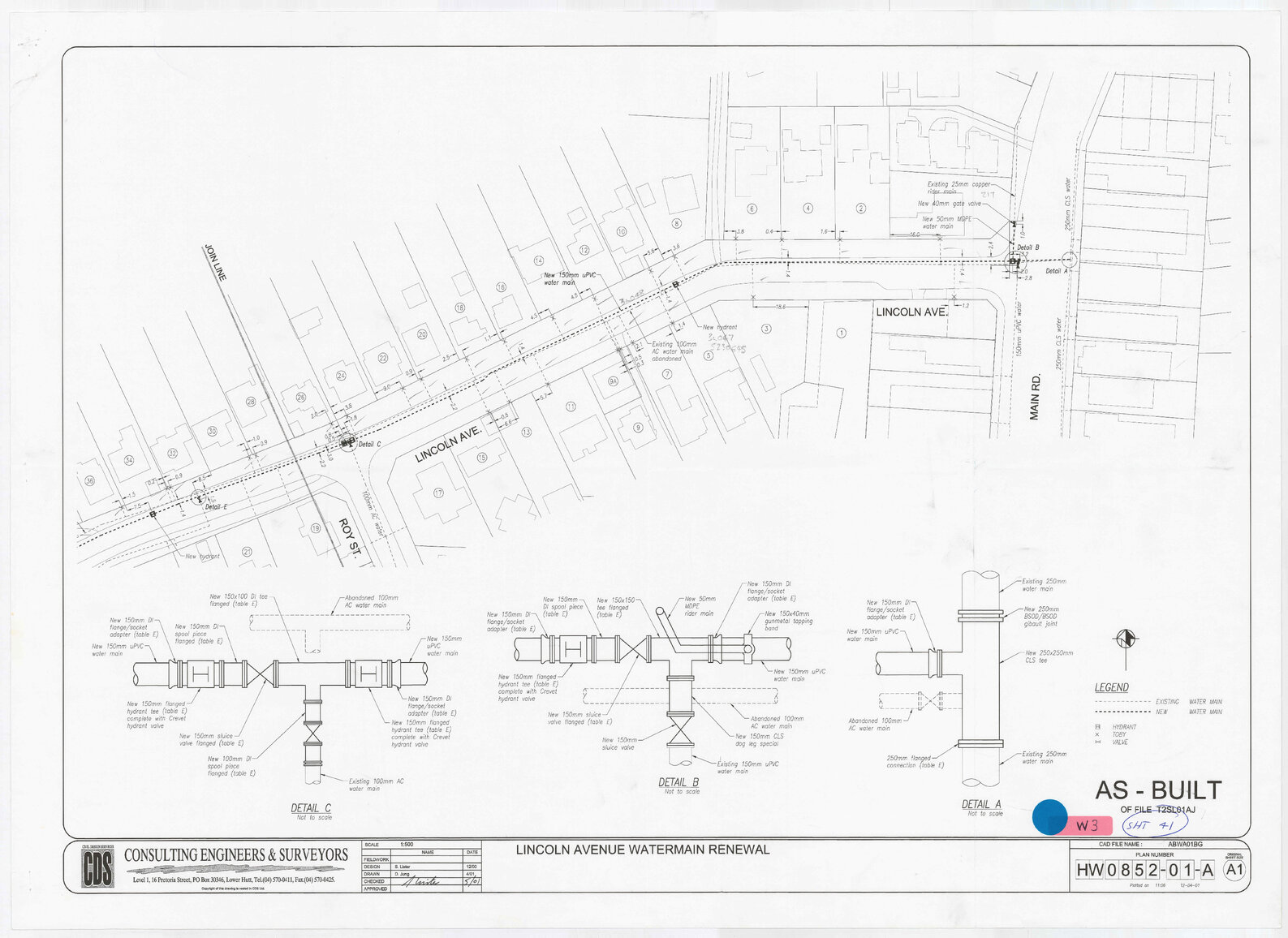 Lincoln Avenue Watermain Renewal