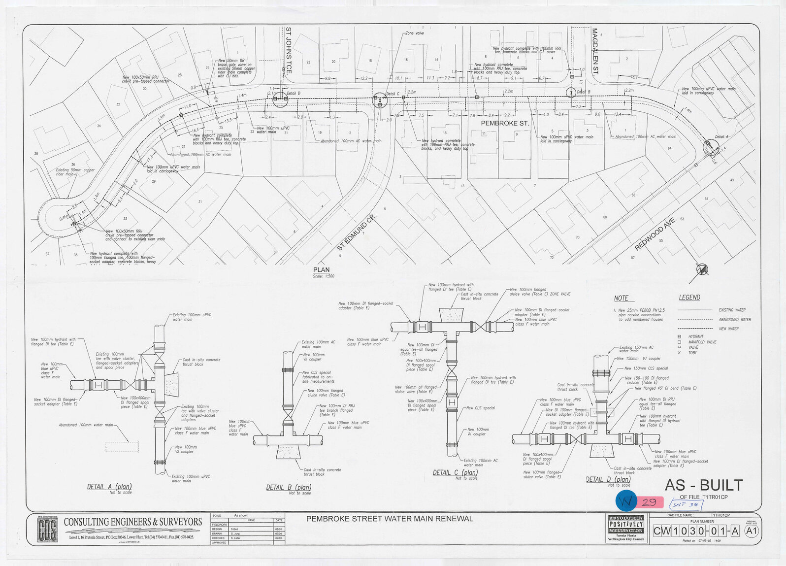 Pembroke Street Water Main Renewal