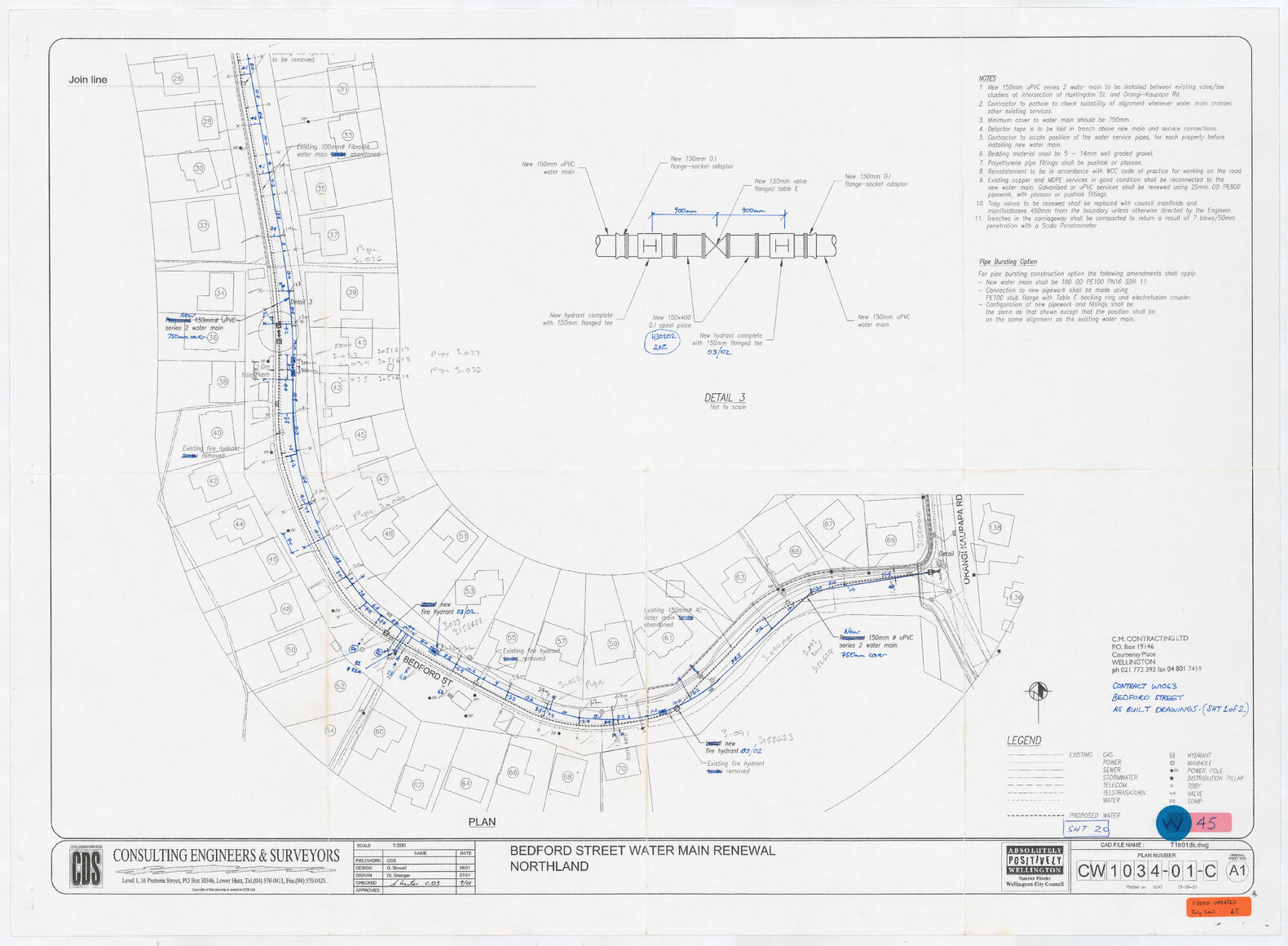 Bedford Street Water Main Renewal Northland
