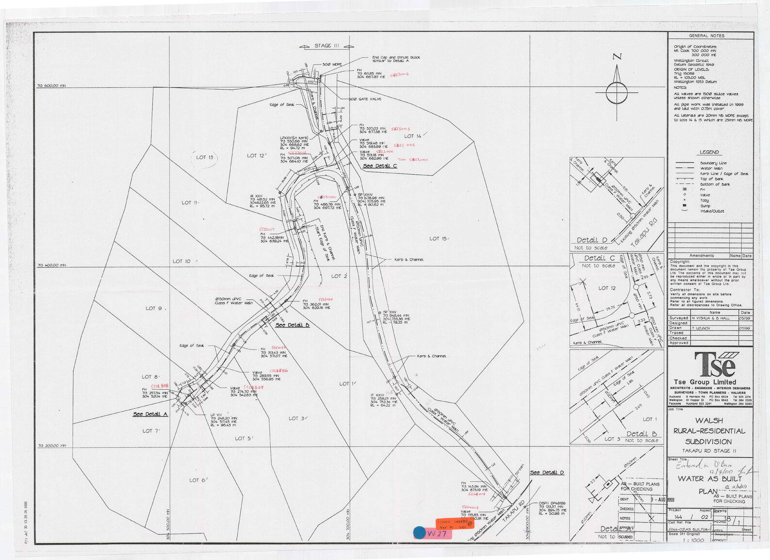 Walsh Rural-Residential Subdivision  Takapu Rd Stage 2