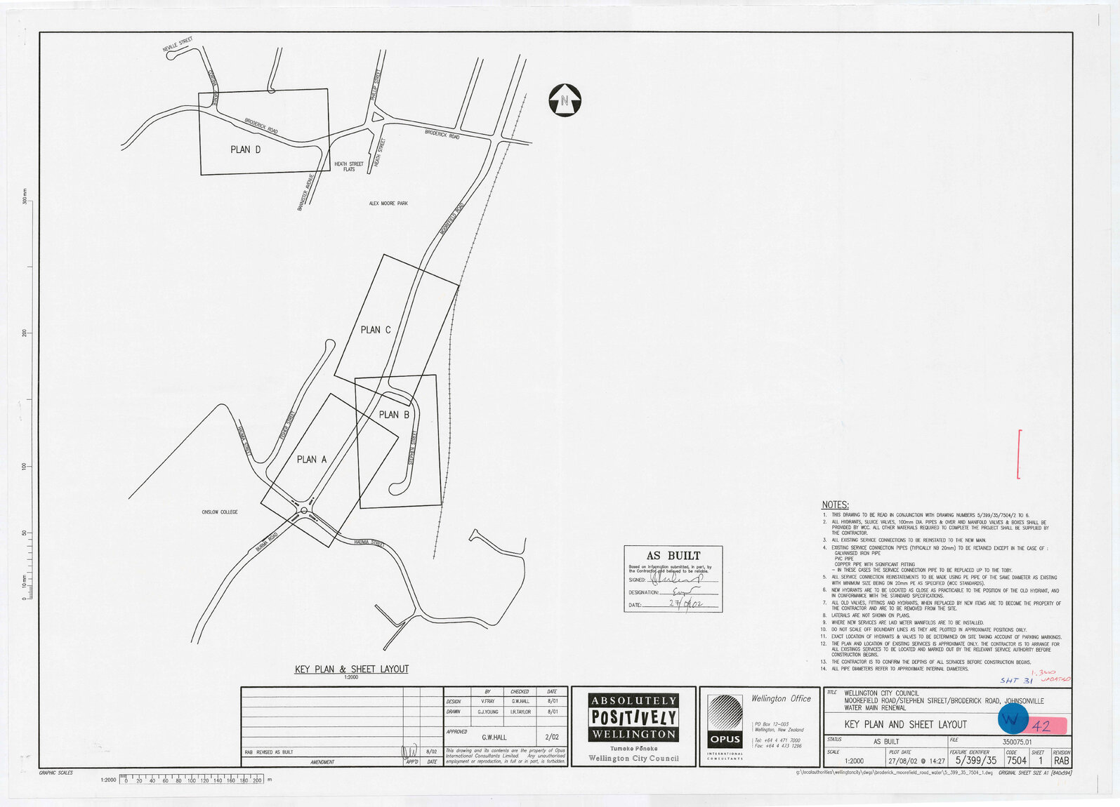 Key Plan Sheet Layout