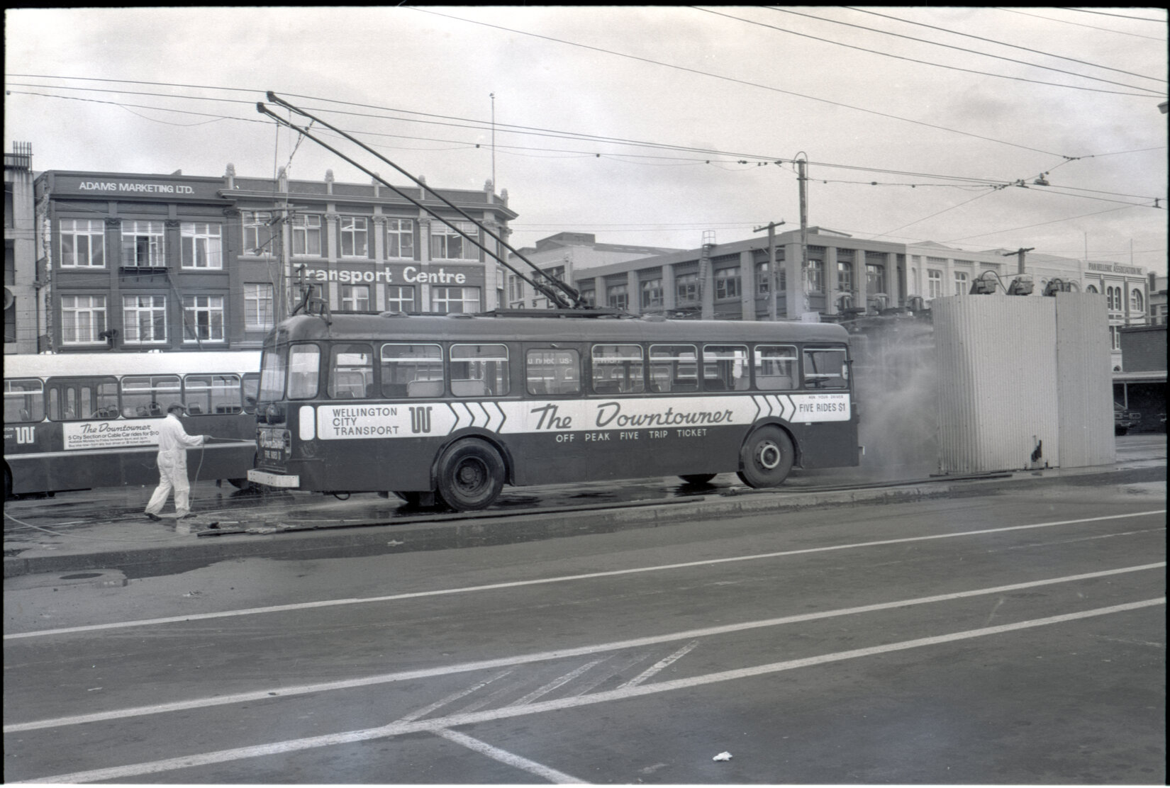 Downtowner bus at Wakefield Depot