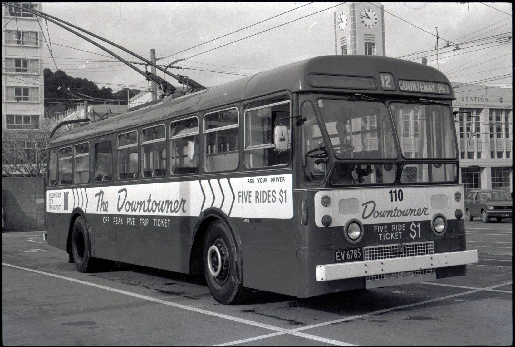 Downtowner bus at Wakefield Depot