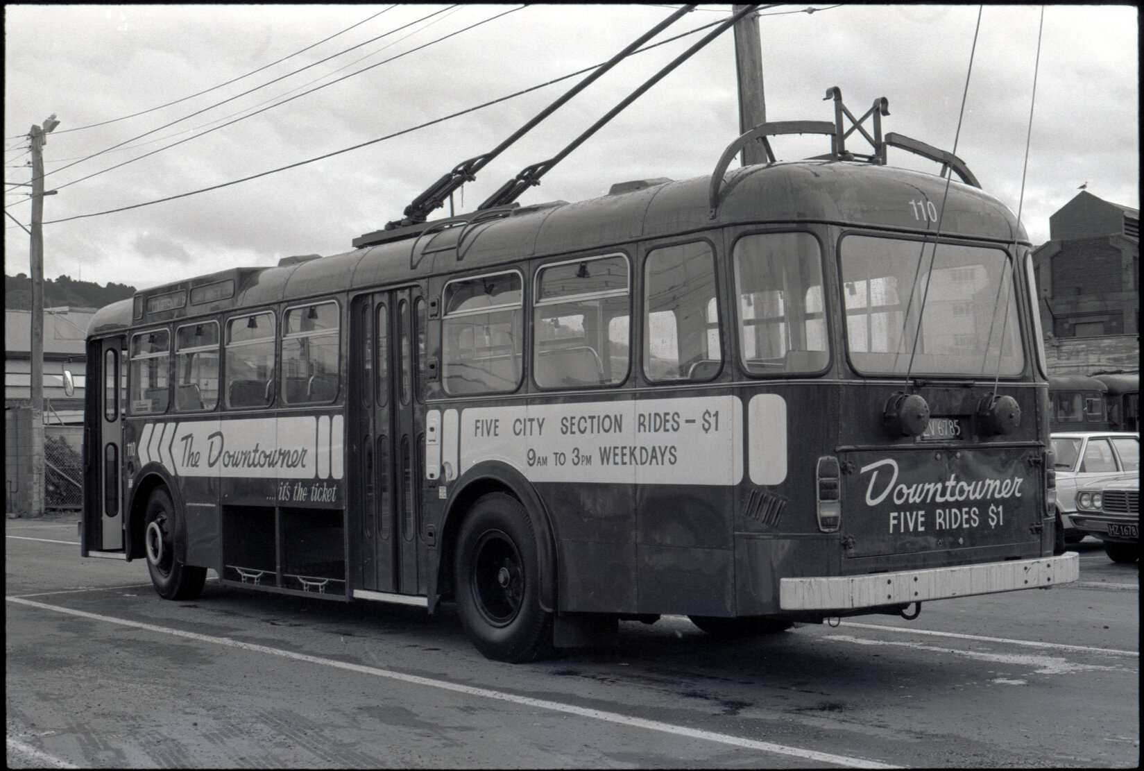 Downtowner bus at Wakefield Depot