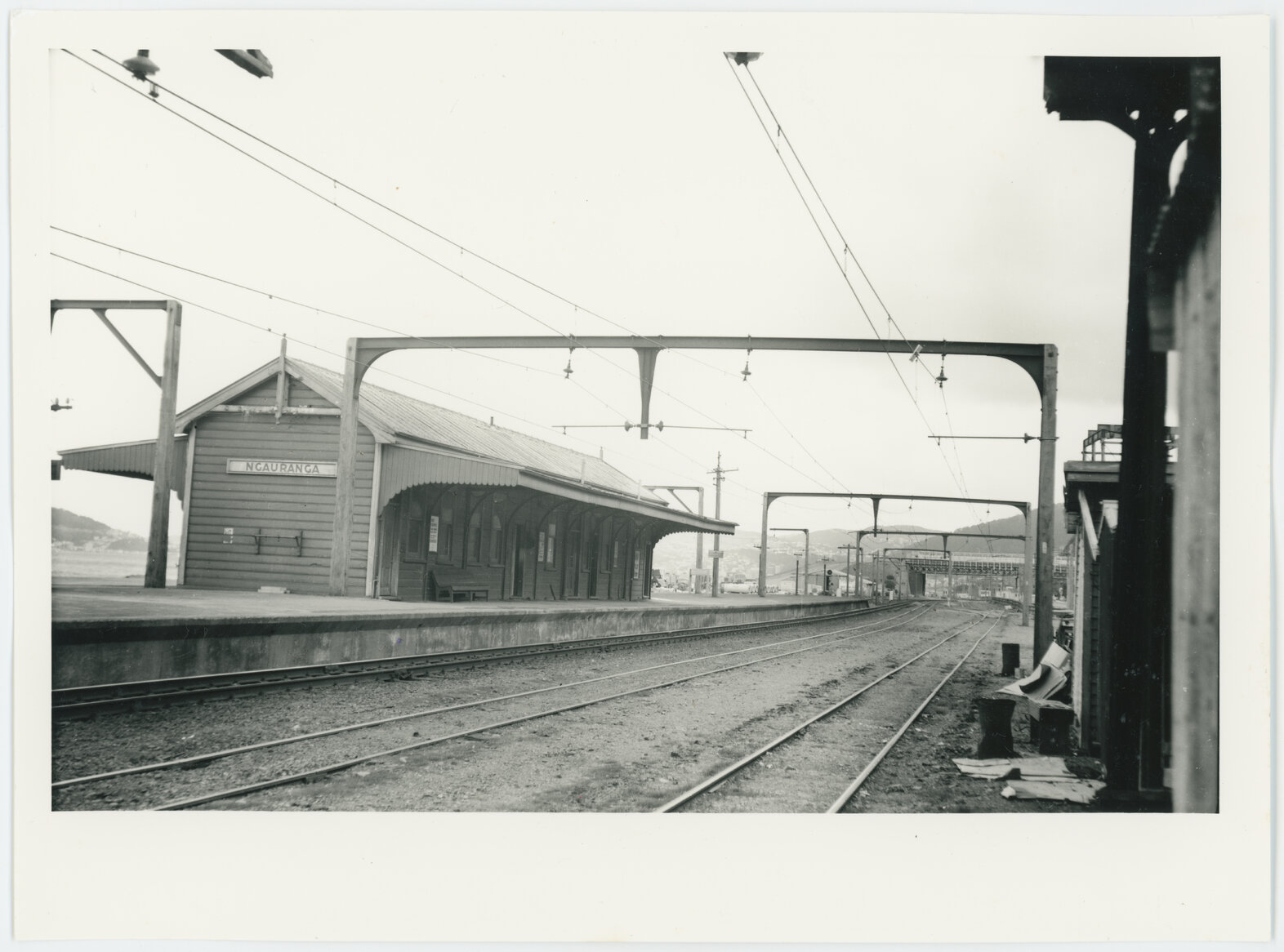 Ngauranga Railway Station, view looking south