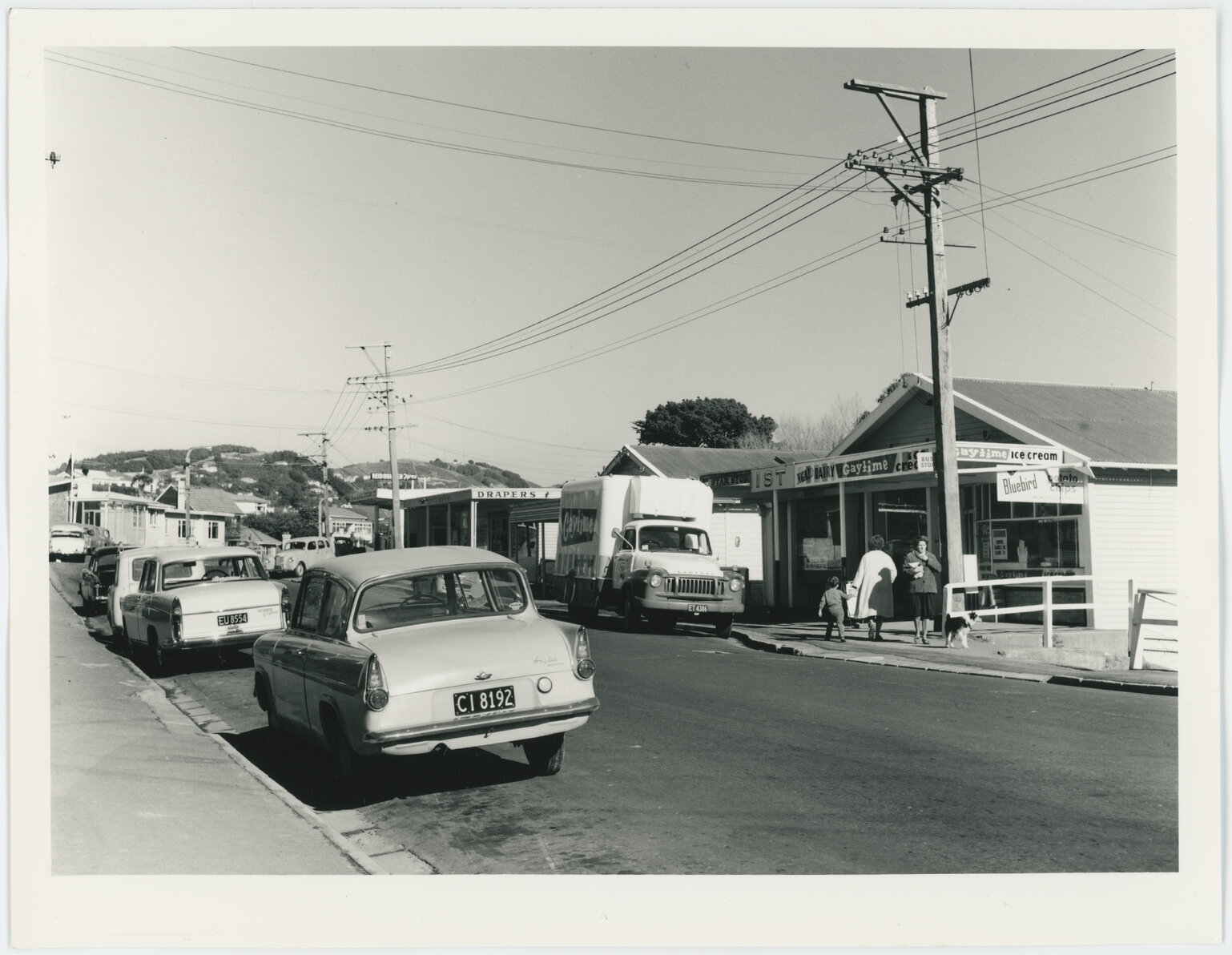 Ottawa Road shops, Ngaio, view looking south