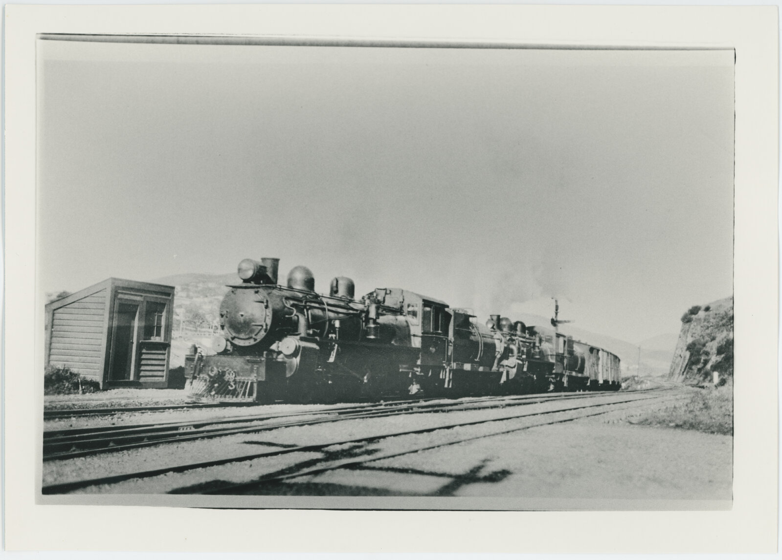 Goods train heading north, Ngaio