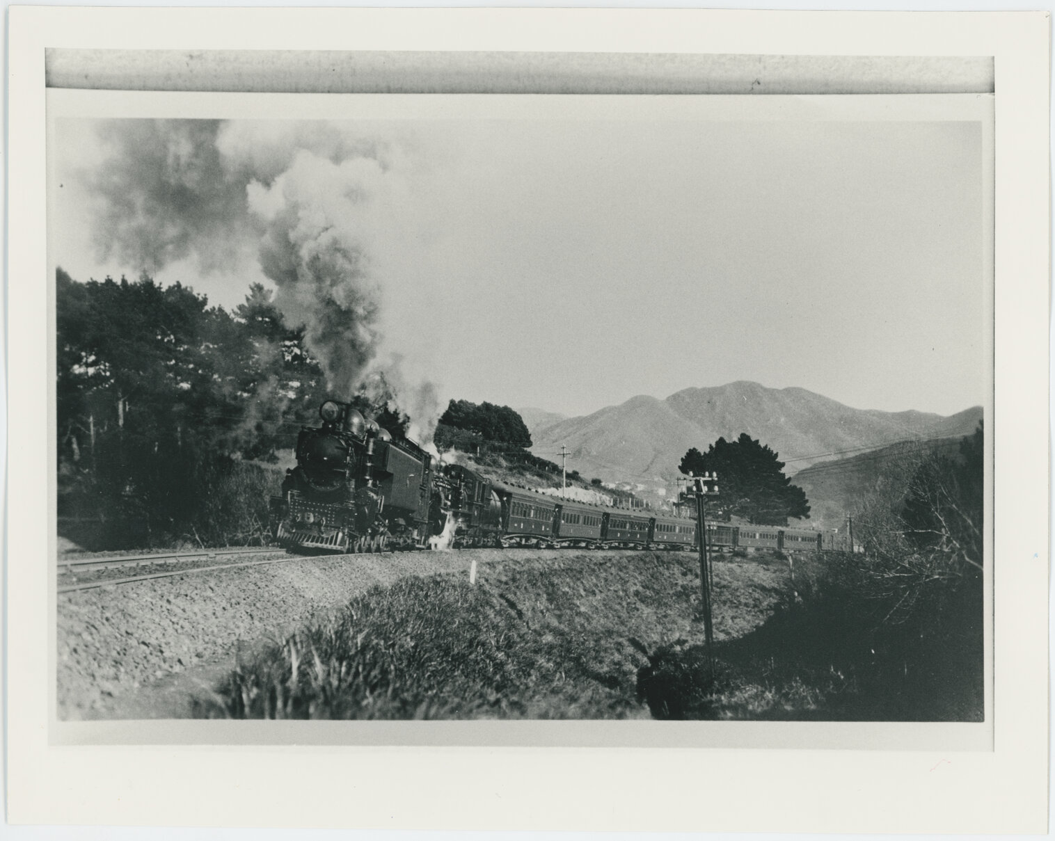 Train on Johnsonville Railway Line at site of Simla Crescent Railway Station