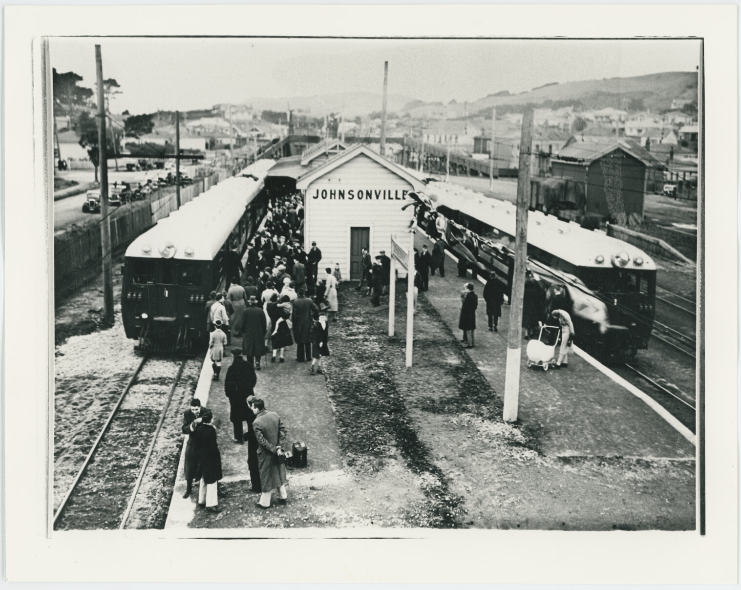 Electrification opening day, Johnsonville Railway Station