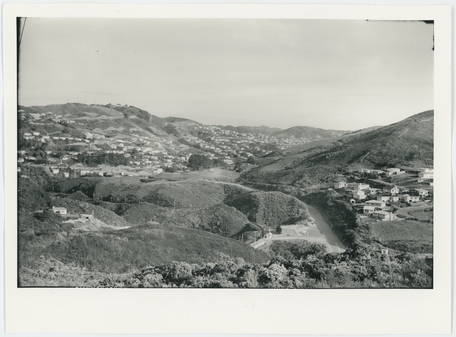 Wilton and Crofton Downs, view from Heke Street