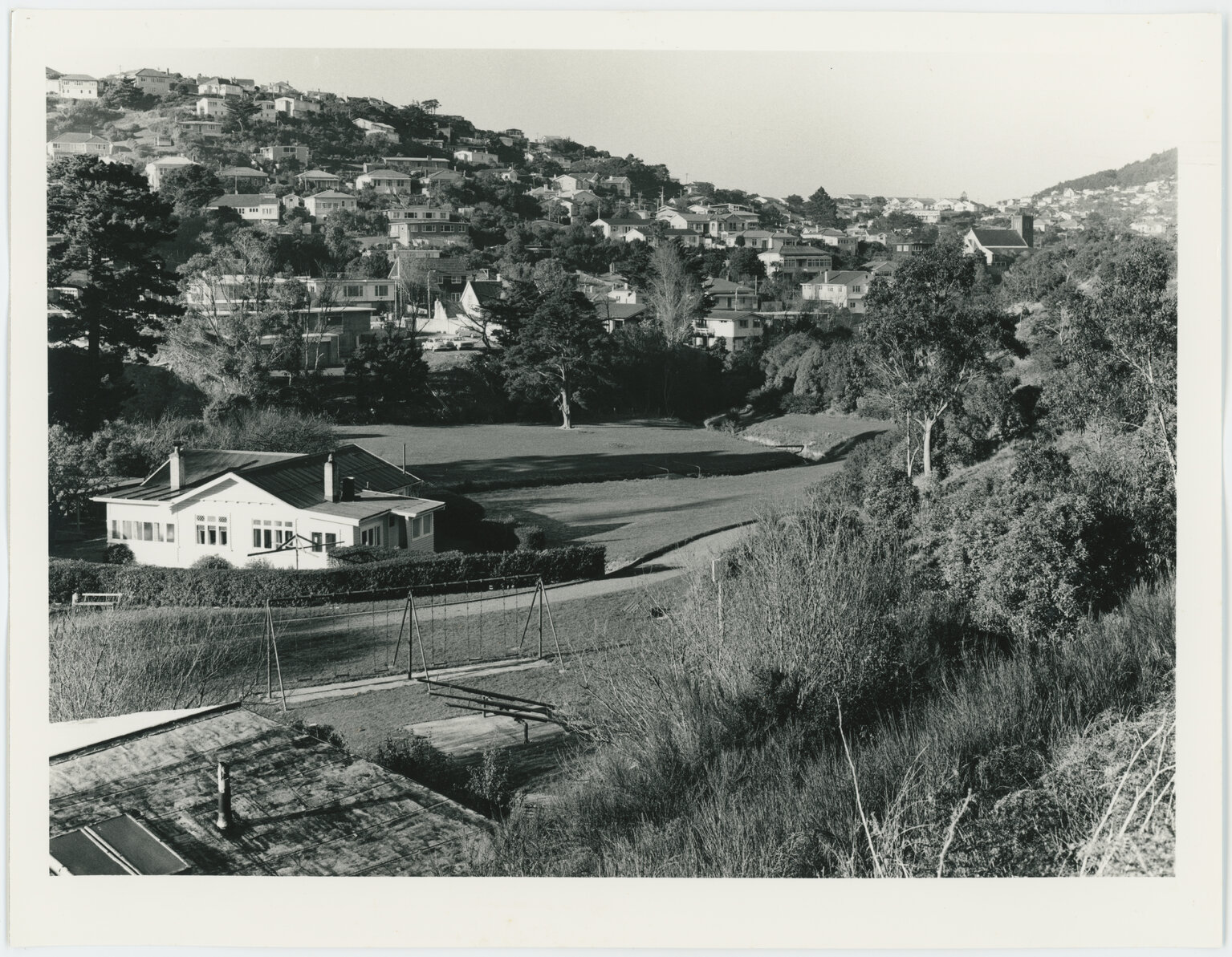 Cummings Park, Ngaio, view looking east