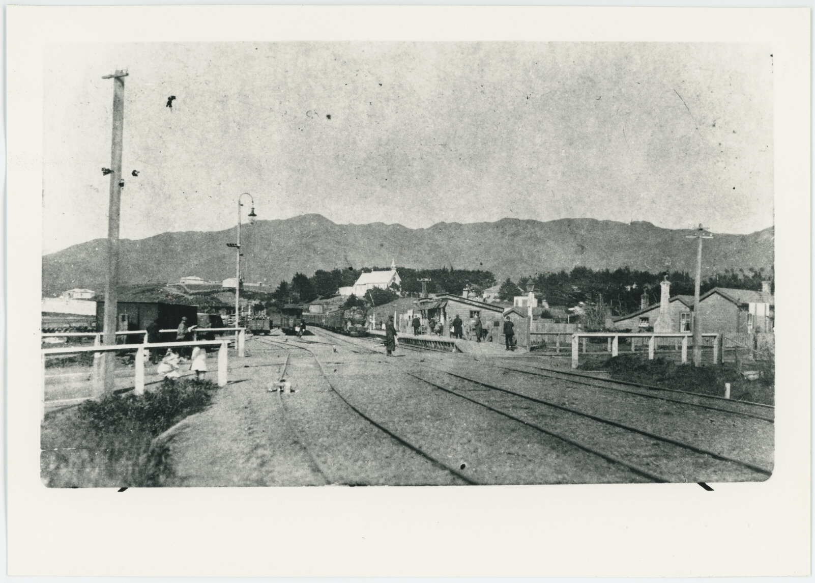 Johnsonville Railway Station, view looking south