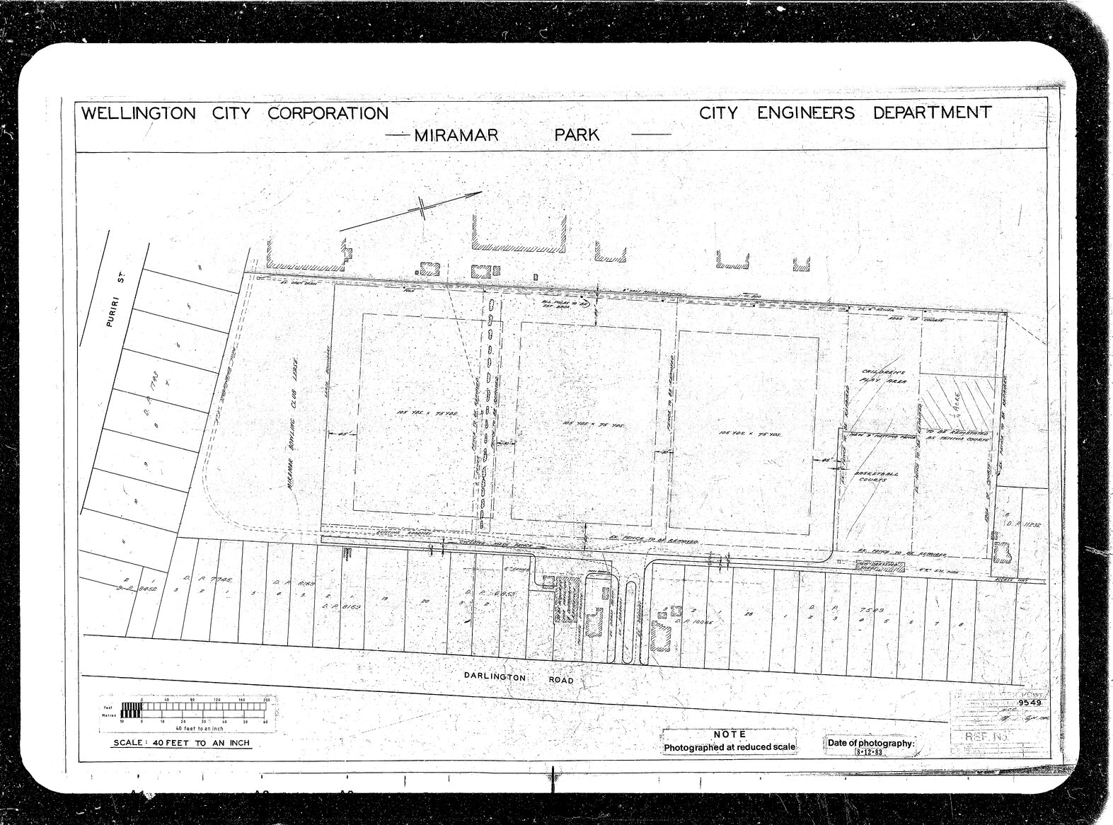 Miramar Park, proposed Recreation Ground