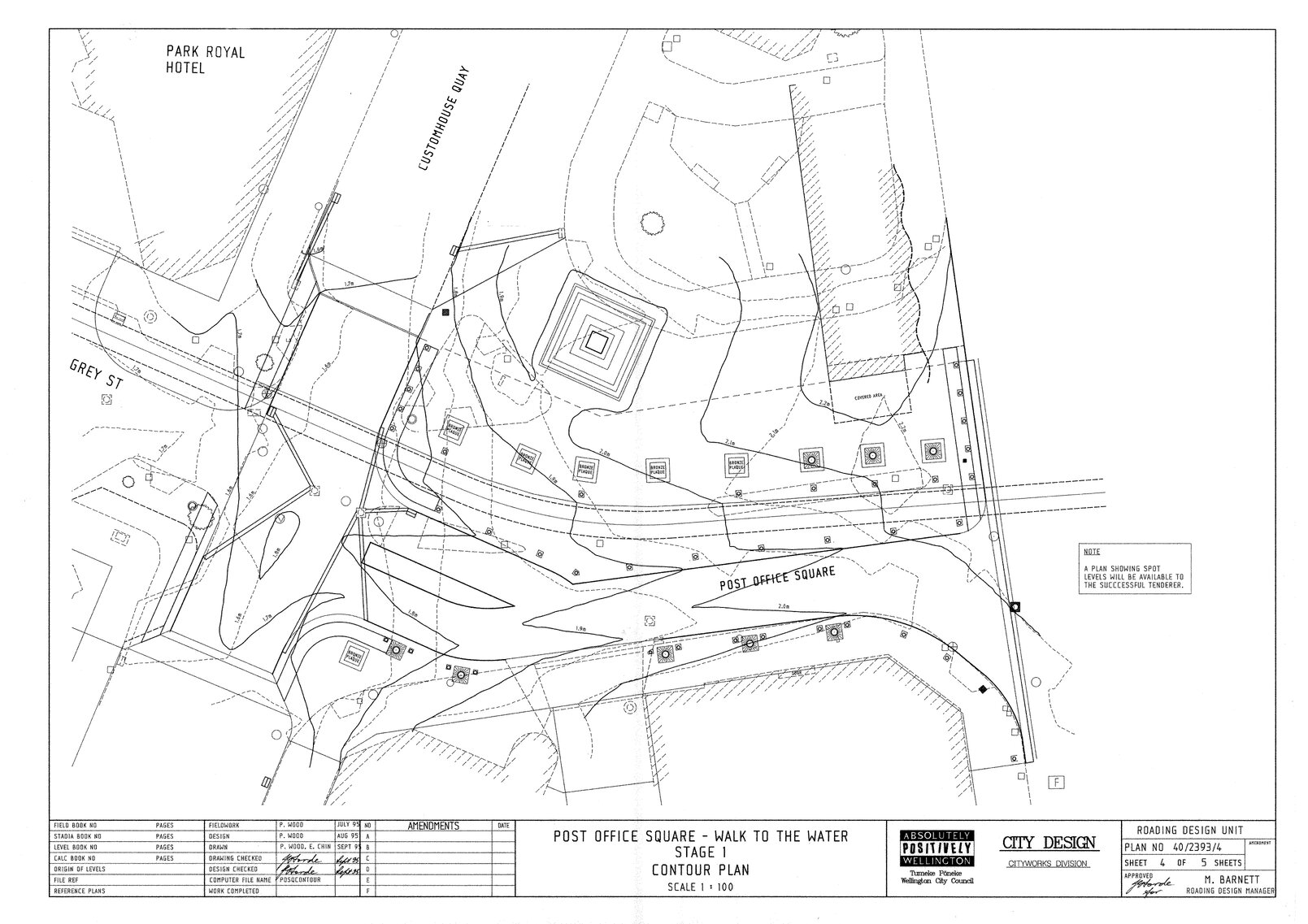 Post Office Square, Walk to the Water, Stage 1
