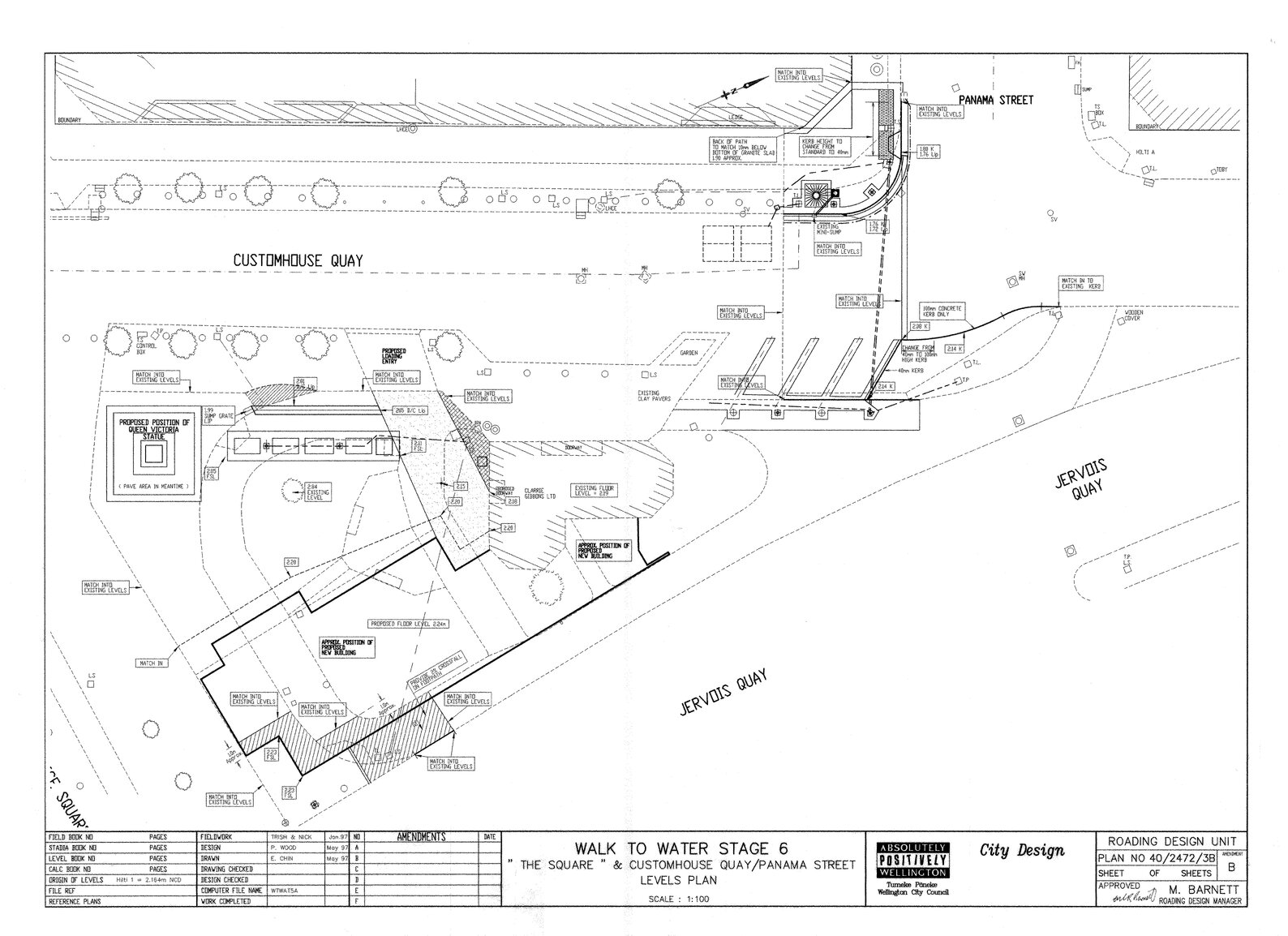 Walk to the Water, Stage 6, 'The Square' &amp; Customhouse Quay, Panama Street