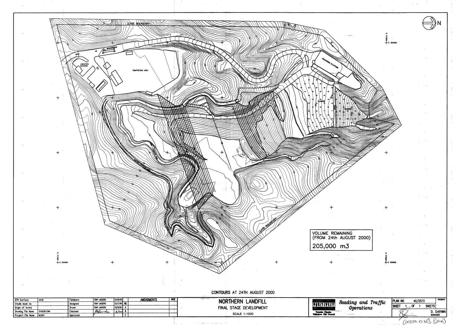Northern Landfill, Final Stage Development