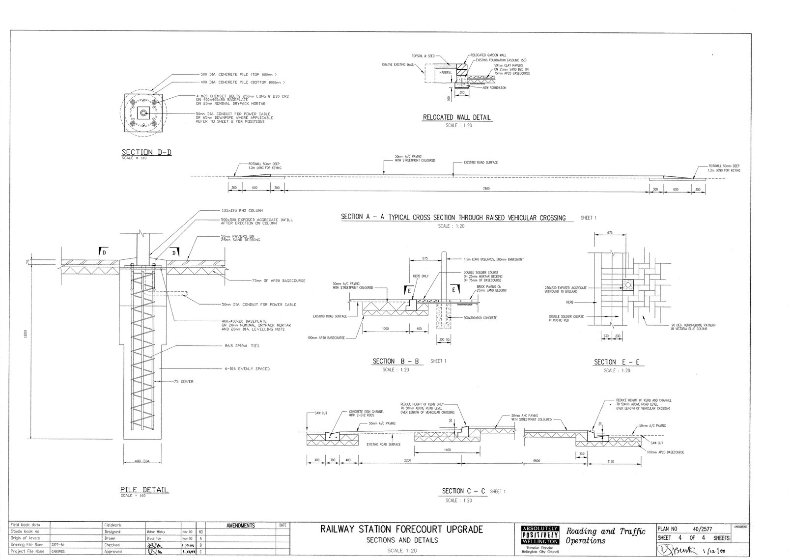 Railway station forecourt upgrade