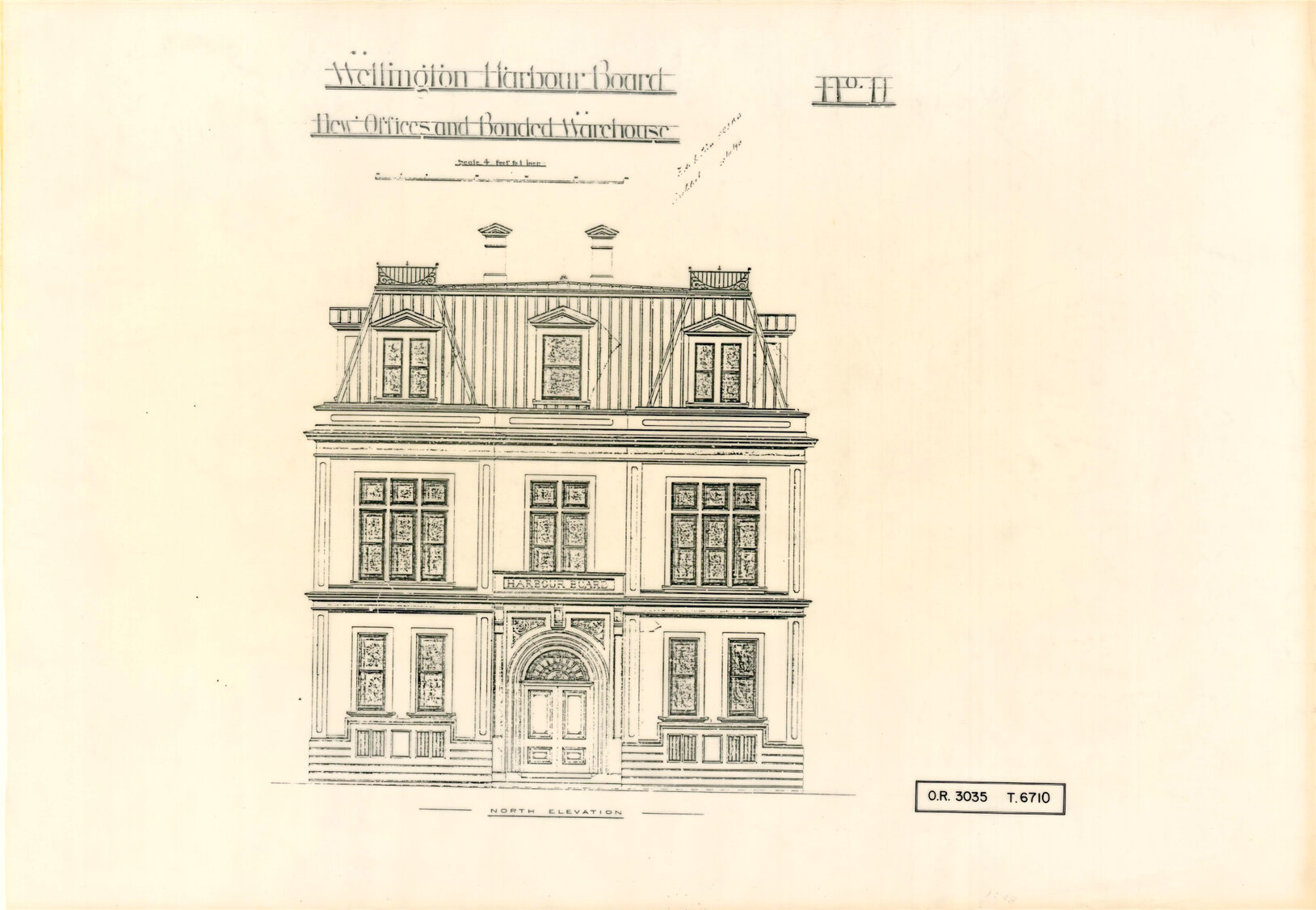 Wellington Harbour Board New Offices and Bonded Warehouse [ Bond Store ]